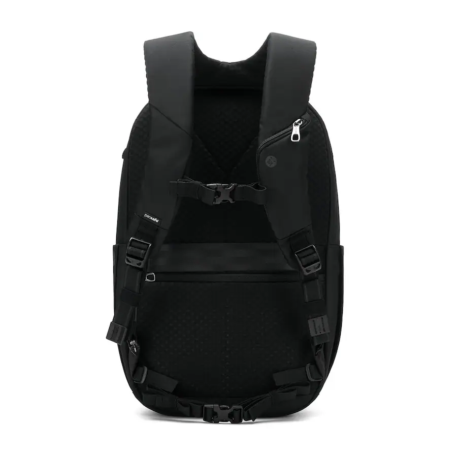 Backpack Back Rig Pacsafe V 26L Tour Backpack Jet Black - Best Buy