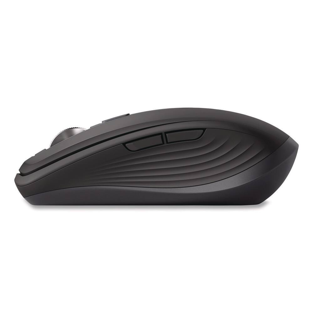 Back. Logitech - Logitech MX Anywhere 3S Wireless Mouse Graphite - 8000 dpi - 4 Programmable Button(s) - 6 Button(s) - USB Type C - Graphite.