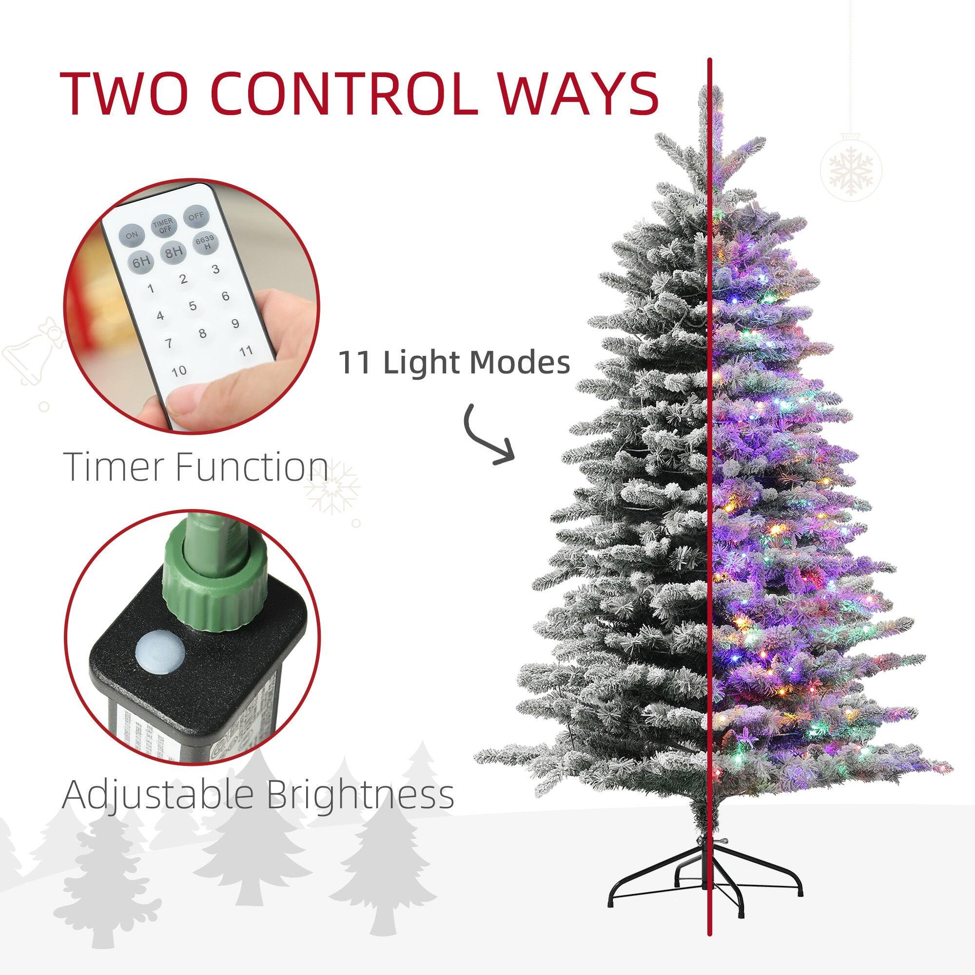 TWO CONTROL WAYS

11 Light Modes

Timer Function

Adjustable Brightness