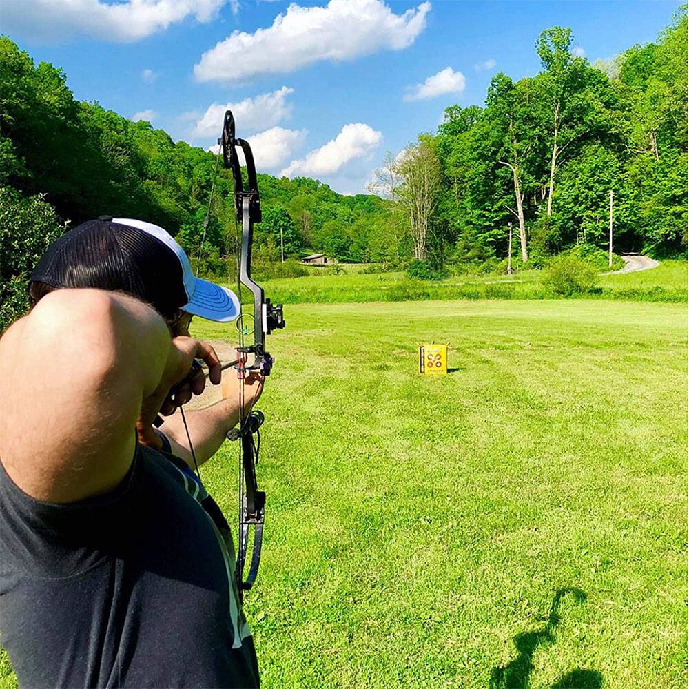 Alt View 4. Morrell Targets - Morrell Yellow Jacket 19LB Portable Stinger Adult Field Point Archery Bag Target - Yellow.