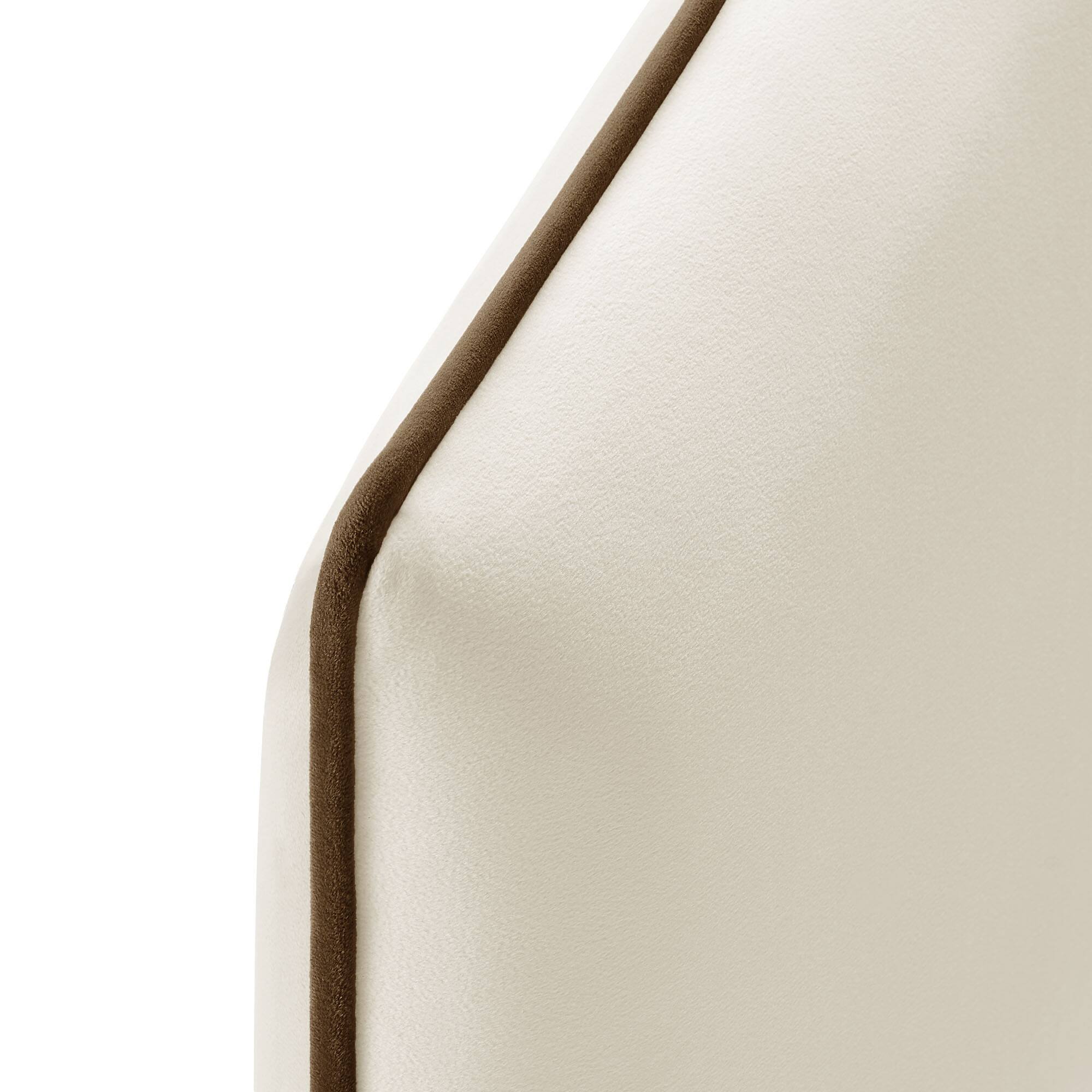 Alt View 4. Modway - Cosette Performance Velvet Queen Size Headboard by Modway - Alabaster.