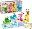 A LEGO duplo 10472 Building Game Animal Building Game Andmal PLAY SOLVE + TOGETHER CHALLENGES SONT - MALTL COMPUNCATON PATUH A 3+ + 94 pcs/pzs