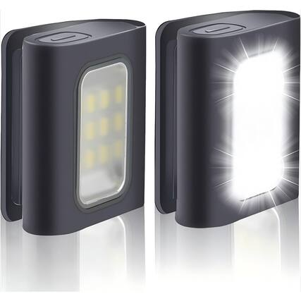 Front. Schertz - 2-Pack LED Outdoor Running Lights, Rechargeable for Hiking, Jogging, Camping.