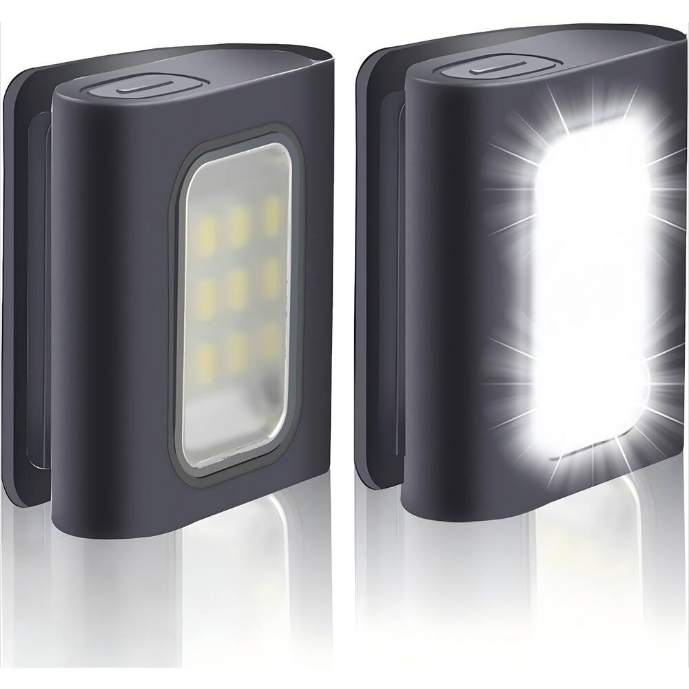 Front. Schertz - 2-Pack LED Outdoor Running Lights, Rechargeable for Hiking, Jogging, Camping.