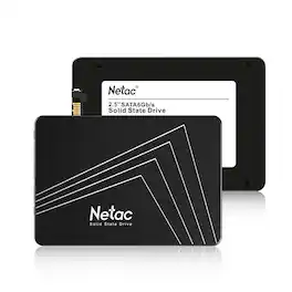 Netac - 256GB SSD 2.5'' SATA III 6Gb/s Internal Solid State Drive 500MB/s PC/Latop