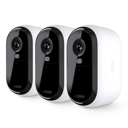 Front. Arlo - VMC3350-100NAR Essential 2nd Gen 2K, 3-cam - White.