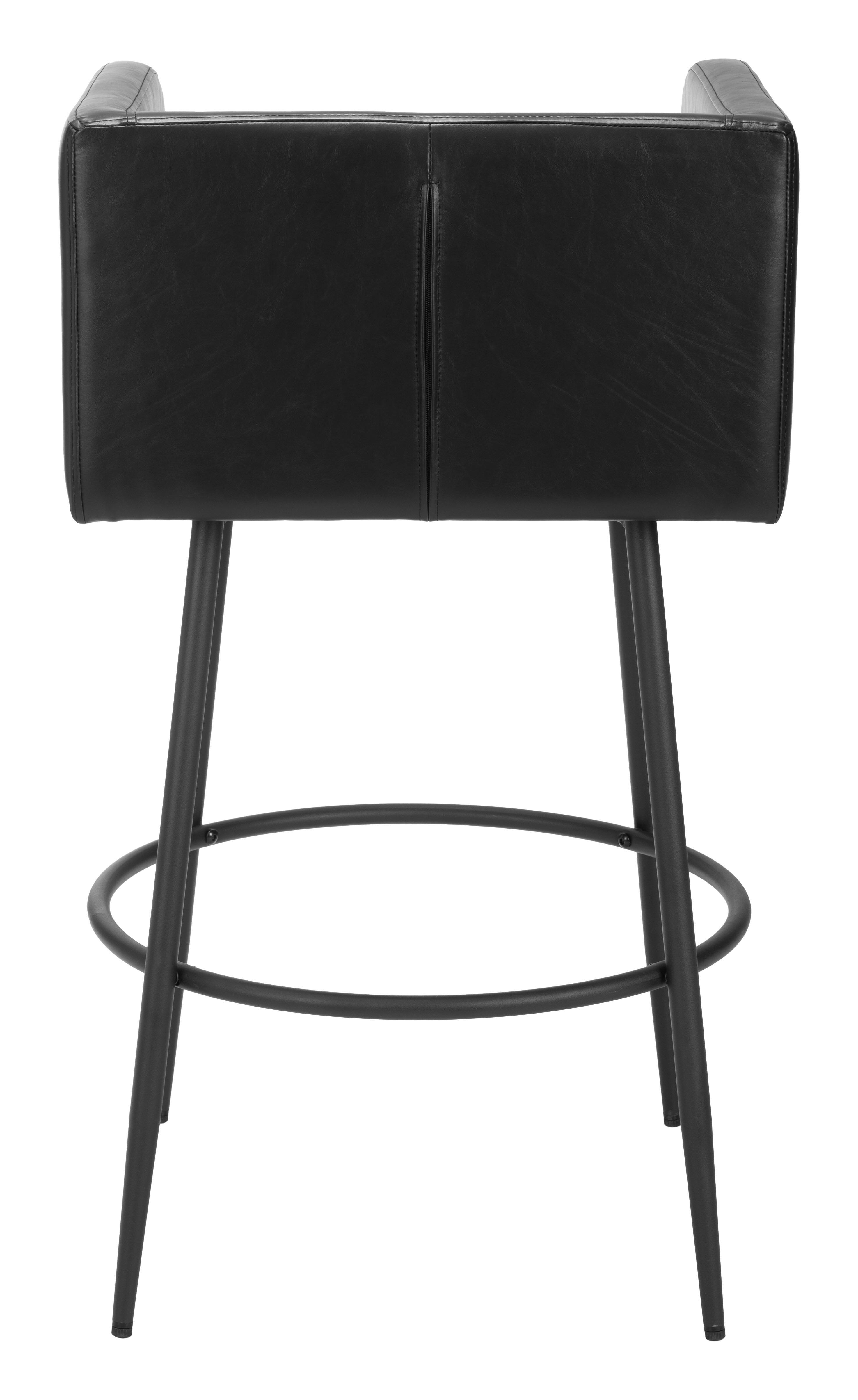 Alt View 2. Hivvago - Horbat Barstool (Set of 2) Black - Black.