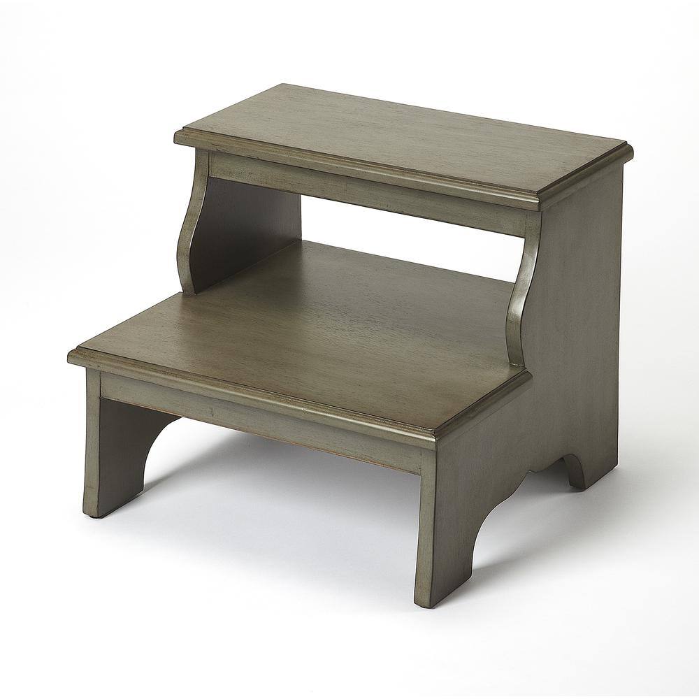 Back. Butler Specialty - Melrose Step Stool - Gray.