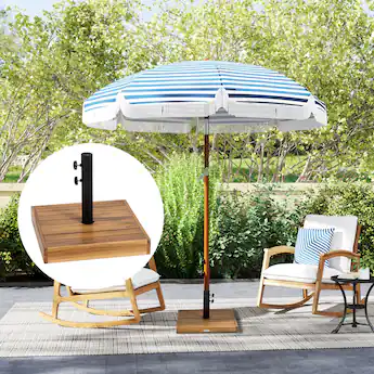 heavy duty patio umbrella stands Best Choice Products 330lb Capacity Fillable Heavy-Duty Outdoor Cantilever Base w/ Easy-Fill Spouts You can place this umbrella base with wheels under your dining set to provide a shady and relaxing outdoor dining experience. Umbrella Base for Half Patio