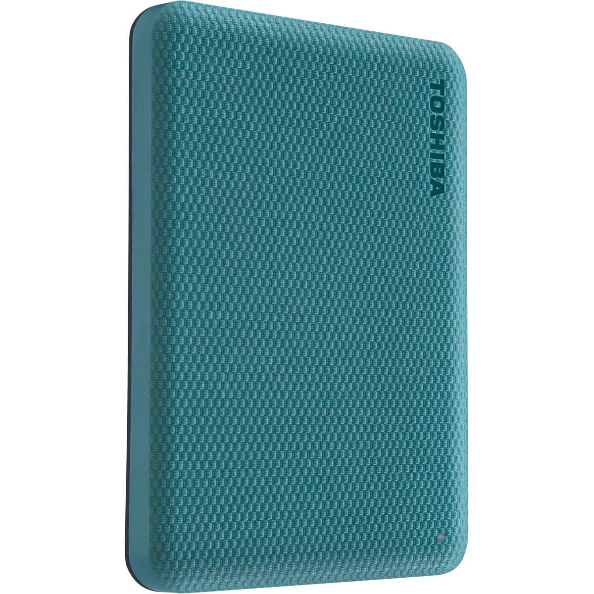 Toshiba Canvio Advance 2TB USB 3.2 Gen 1 Portable Hard Drive Green