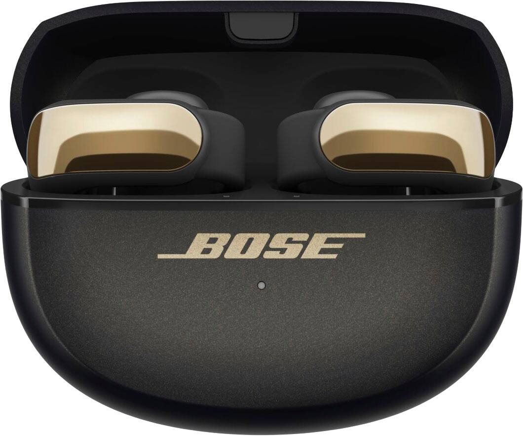 Angle. Bose - Ultra Open-Ear True Wireless Open Earbuds - Desert Gold.