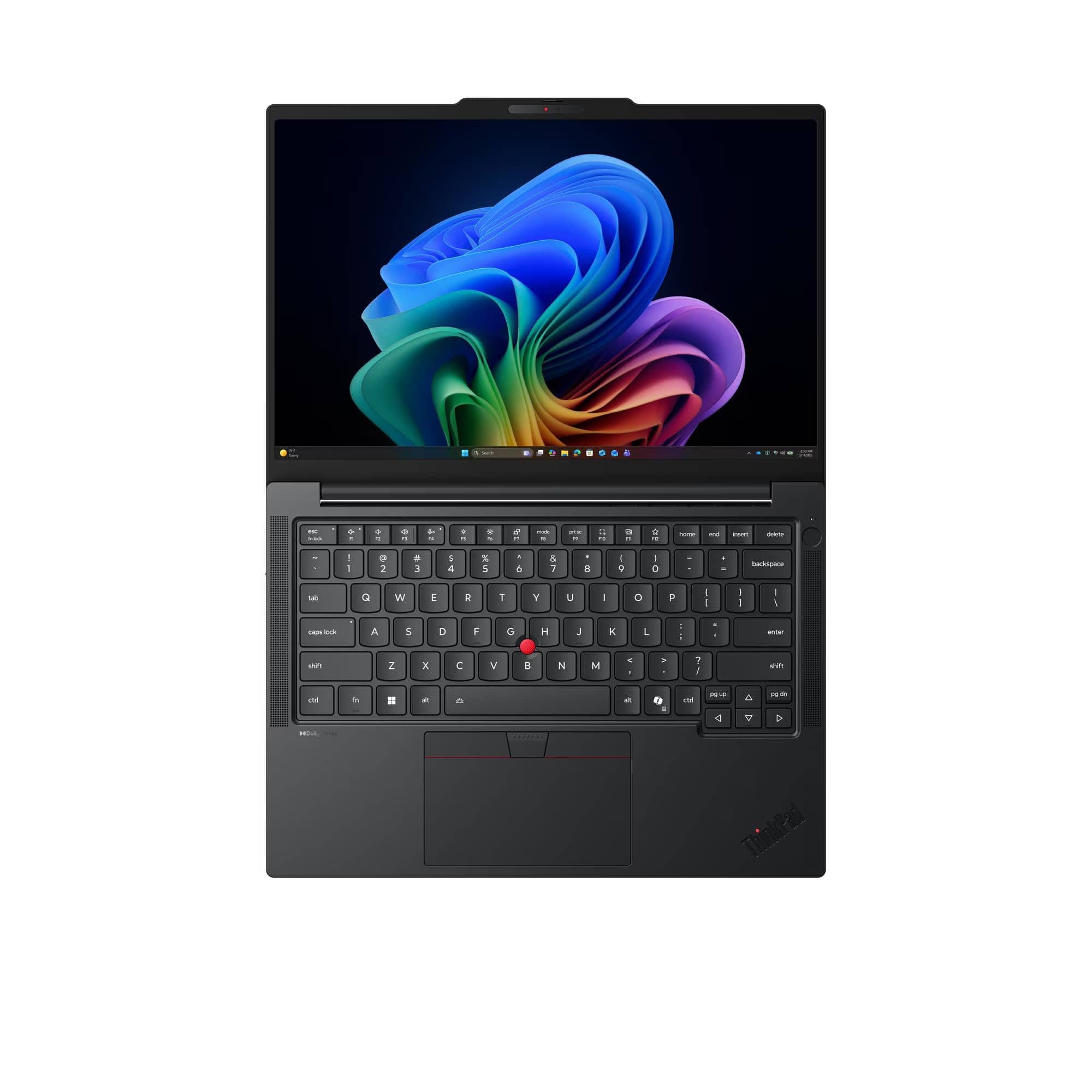 Lenovo - ThinkPad T14 G7 14" Copilot+ PC - Latest Model - Intel Ultra7 with 32GB Memory - 512GB SSD - Black - Front_Zoom