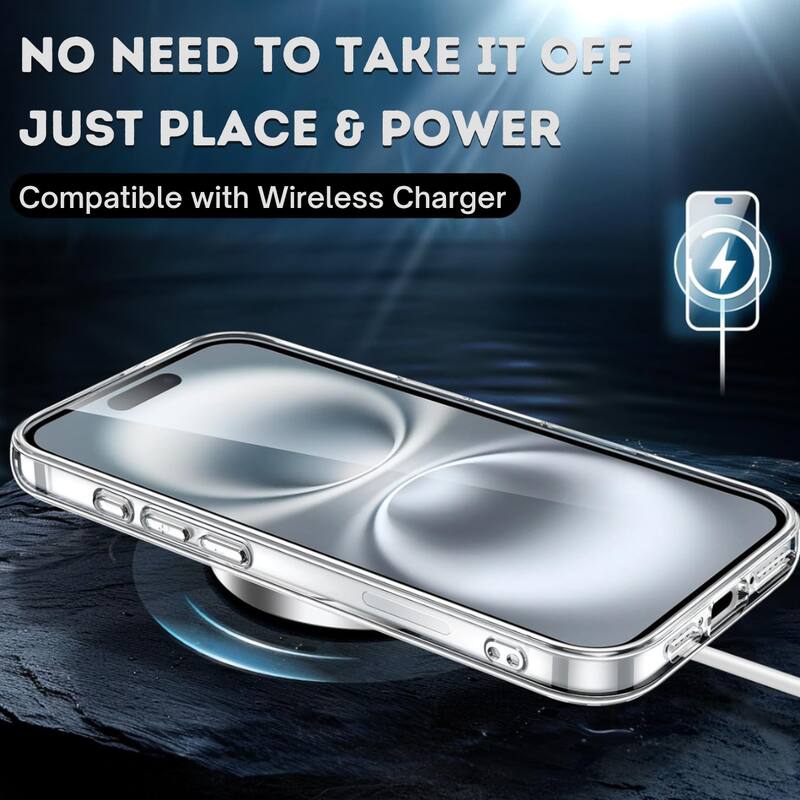 NO NEED TO TAKE IT OFF  
JUST PLACE & POWER  
Compatible with Wireless Charger