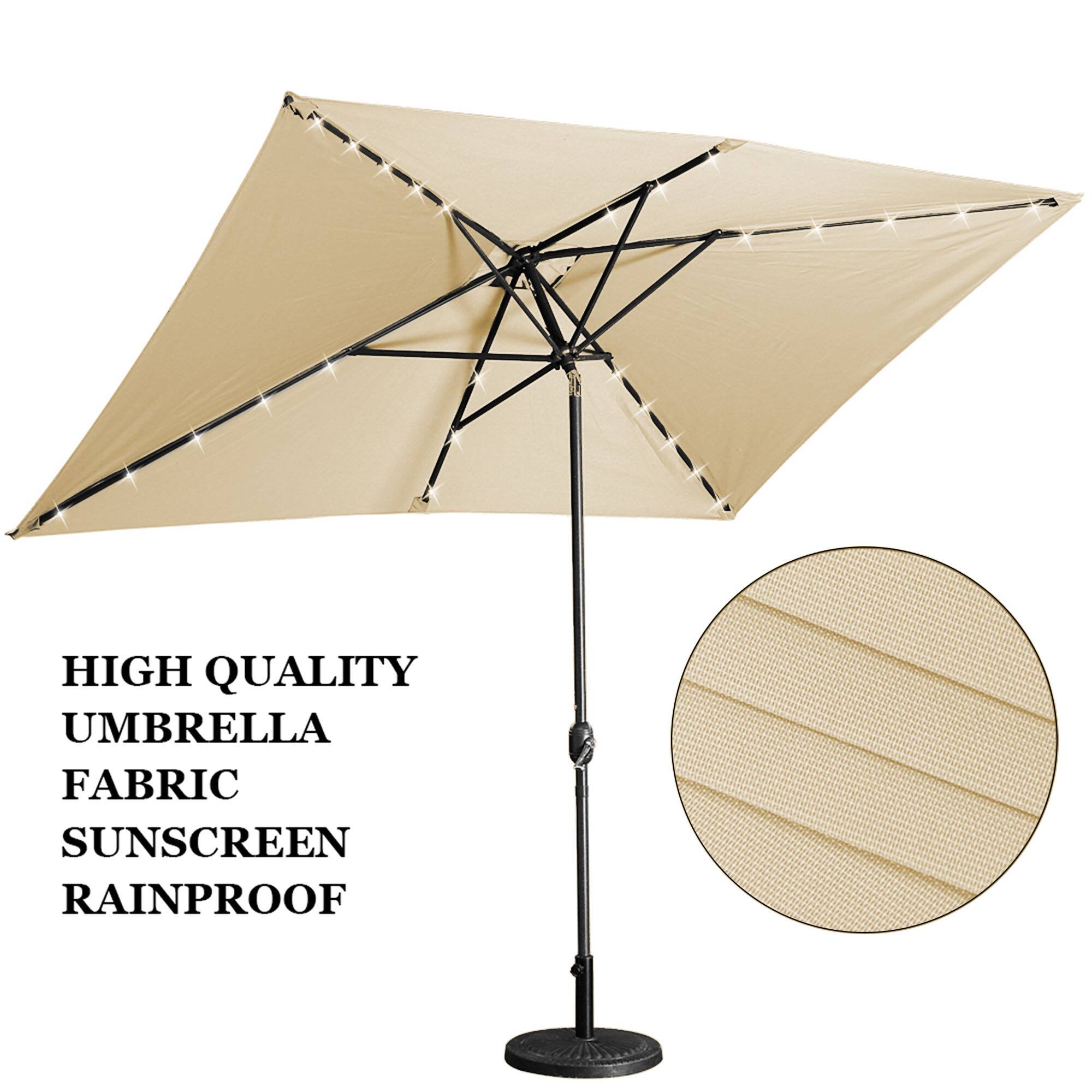HIGH QUALITY  
UMBRELLA FABRIC  
SUNSCREEN  
RAINPROOF