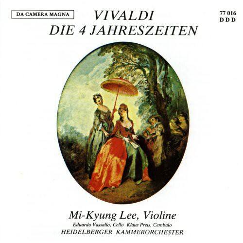 DA CAMERA MAGNA  
VIVALDI  
DIE 4 JAHRESZEITEN  

Mi-Kyung Lee, Violine  
Eduardo Vassallo, Cello  
Klaus Preis, Cembalo  
HEIDELBERGER KAMMERORCHESTER  

77 016 DDD