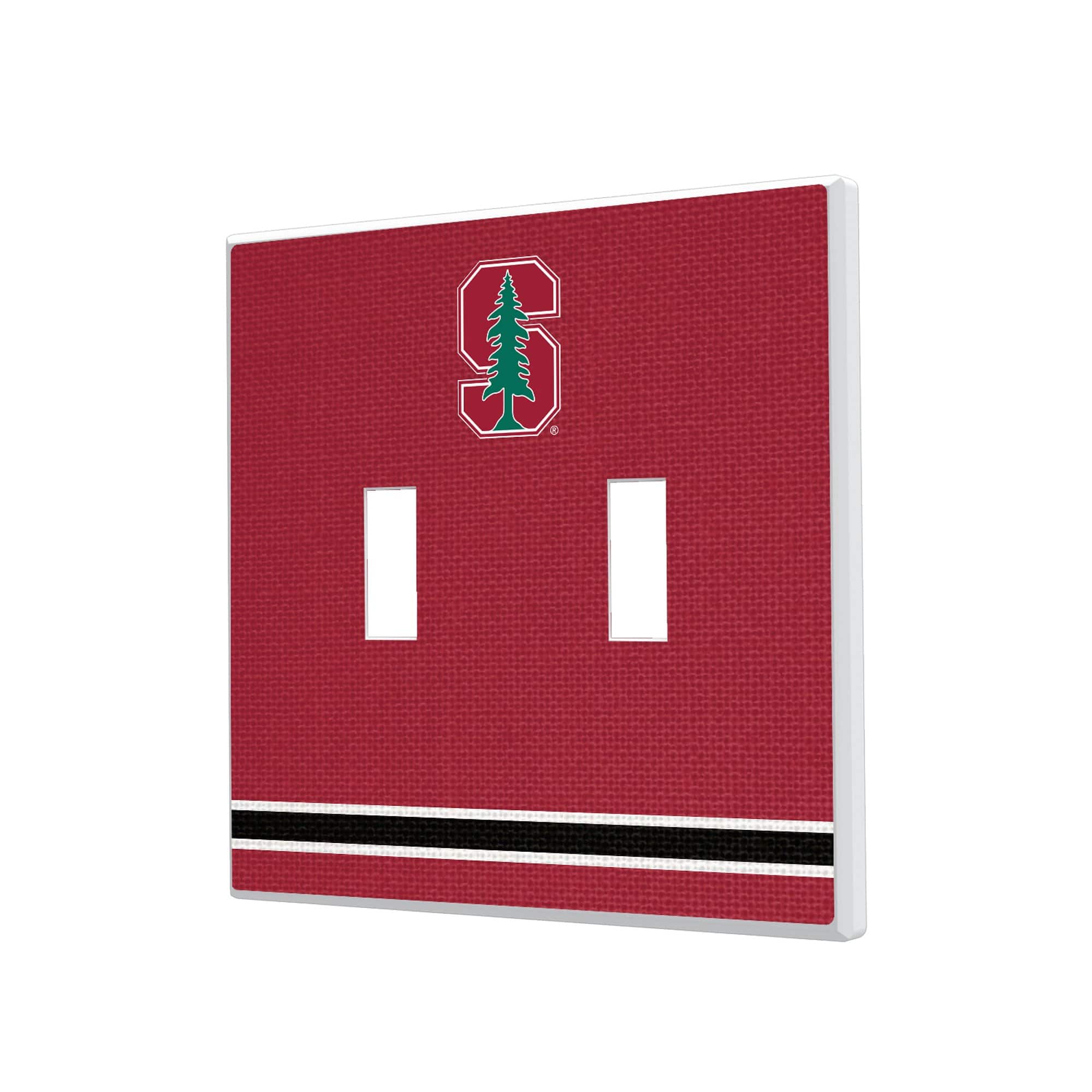 Keyscaper - Stanford Cardinal Stripe Design Double Toggle Light Switch Plate - Multicolor price history on PriceWatchPro