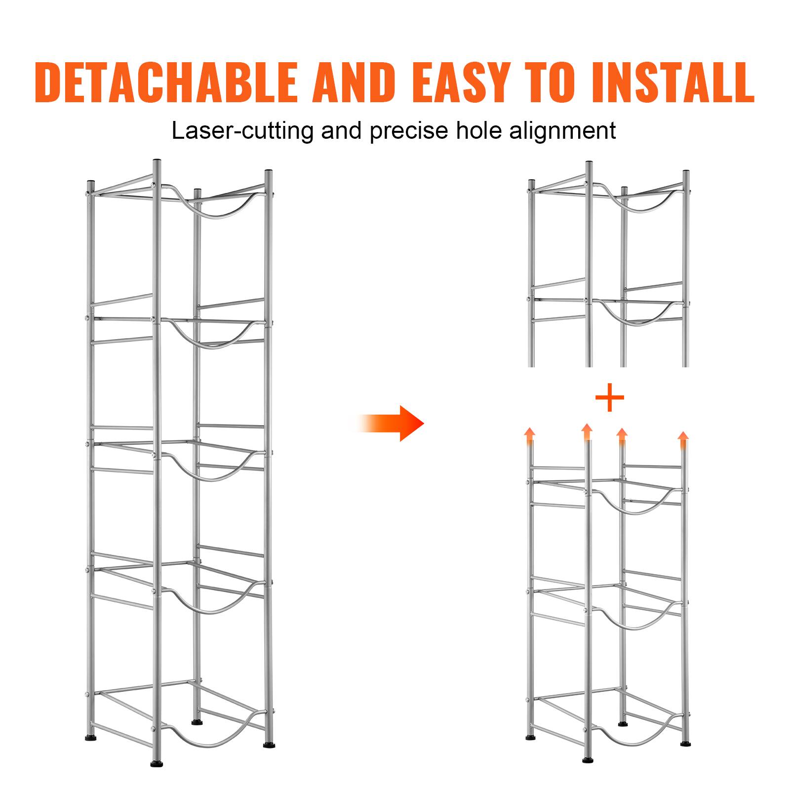 DETACHABLE AND EASY TO INSTALL  
Laser-cutting and precise hole alignment