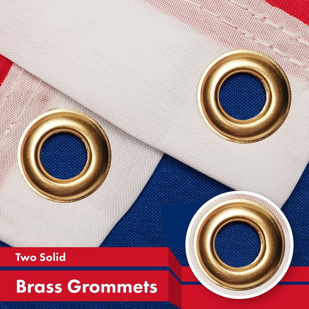 Two Solid Brass Grommets