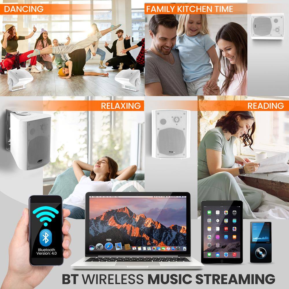 DANCING  
FAMILY KITCHEN TIME  
RELAXING  
READING  

Bluetooth Version: 4.0  
BT WIRELESS MUSIC STREAMING