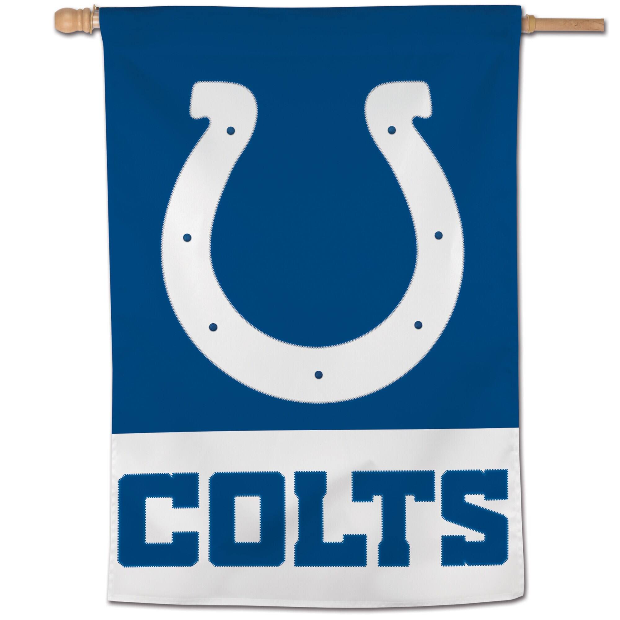 Alt View 1. WinCraft - Indianapolis Colts 28" x 40" Applique Vertical Banner - Multicolor.