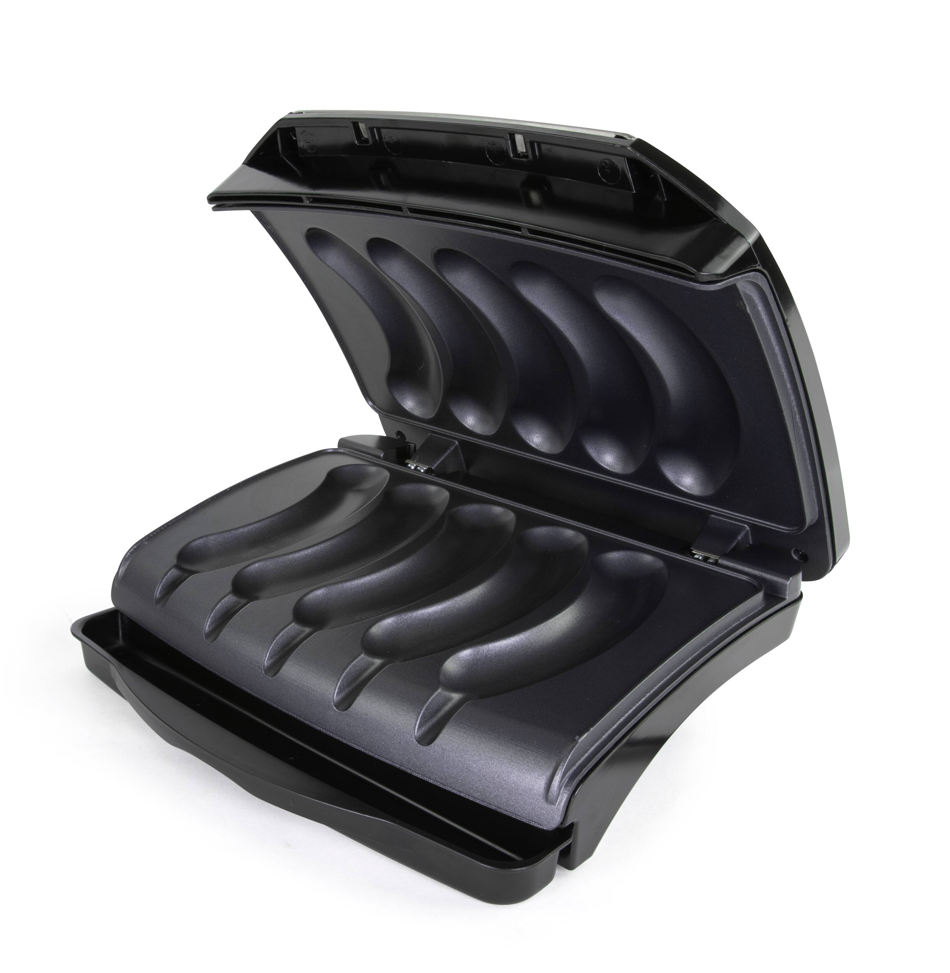 Angle. HomeCraft - Sausage & Brat Grill - Black.