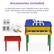 Accessories Included
A matching piano stool, foldable music rack, piano book, and stickers are included to promote proper form and easy learning.
REUSABLE A-B-C KEY STICKERS
PLAY By Color
My first music book