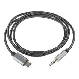 Unique Bargains - USB C to 3.5mm Male Audio Aux Adapter Cable, 3.3ft, for Phone/Speaker/Car Stereo, Grey - Gray