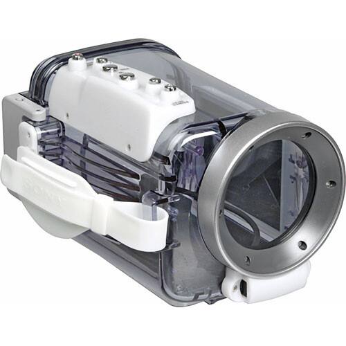 Back. Sony - Sony SPK-HCD Waterproof Sports Pack for underwater use with DCR-SR220, 45, 55, 65 Camcorders.