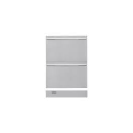 SKS - Transitional Panel Kit for Undercounter Refrigerator Freezer Drawers 24-Inch - Satin Stainless Steel