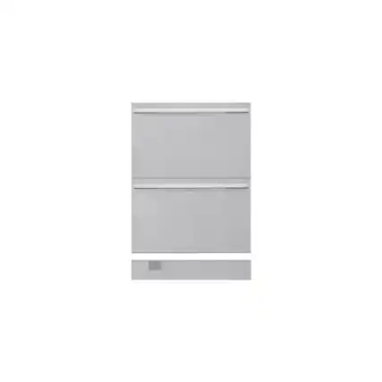 Front. SKS - Transitional Panel Kit for Undercounter Refrigerator Freezer Drawers 24-Inch - Satin Stainless Steel.