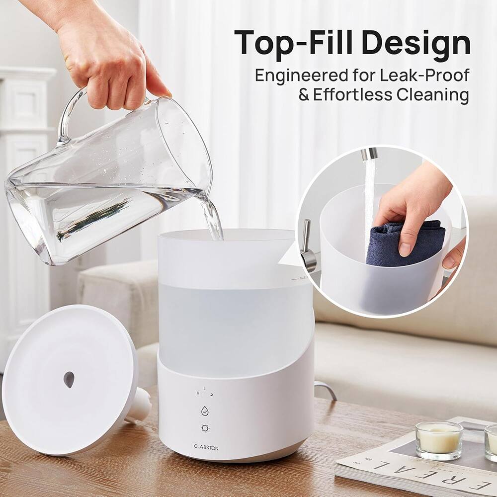 Top-Fill Design  
Engineered for Leak-Proof & Effortless Cleaning  

CLARSTON