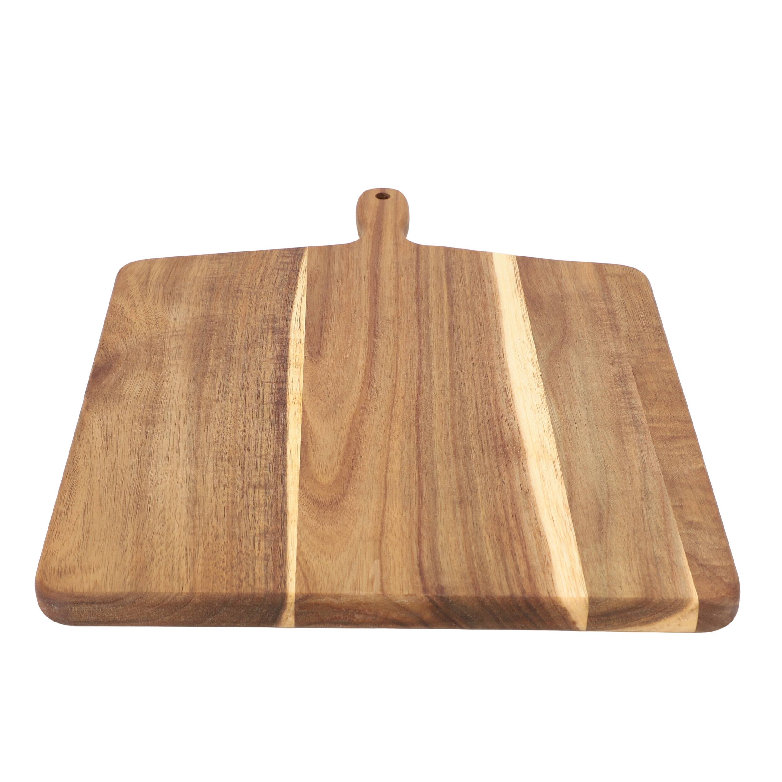 Alt View 2. MegaChef - MegaChef 13 Inch Acacia Wood Square Serving Board - Brown.
