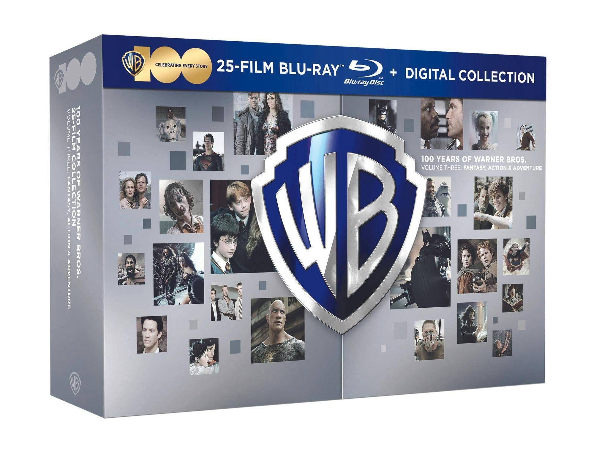 Angle. WB 100th 25Film Collection Vol 3 Fantasy, Action, Adventure (Blu-ray Set) [Blu-ray].