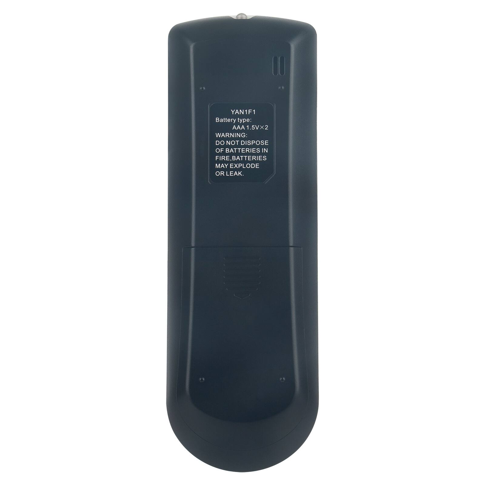 YAN1F1  
Battery type: AAA 1.5Vx2  
WARNING: DO NOT DISPOSE OF BATTERIES IN FIRE. BATTERIES MAY EXPLODE OR LEAK.