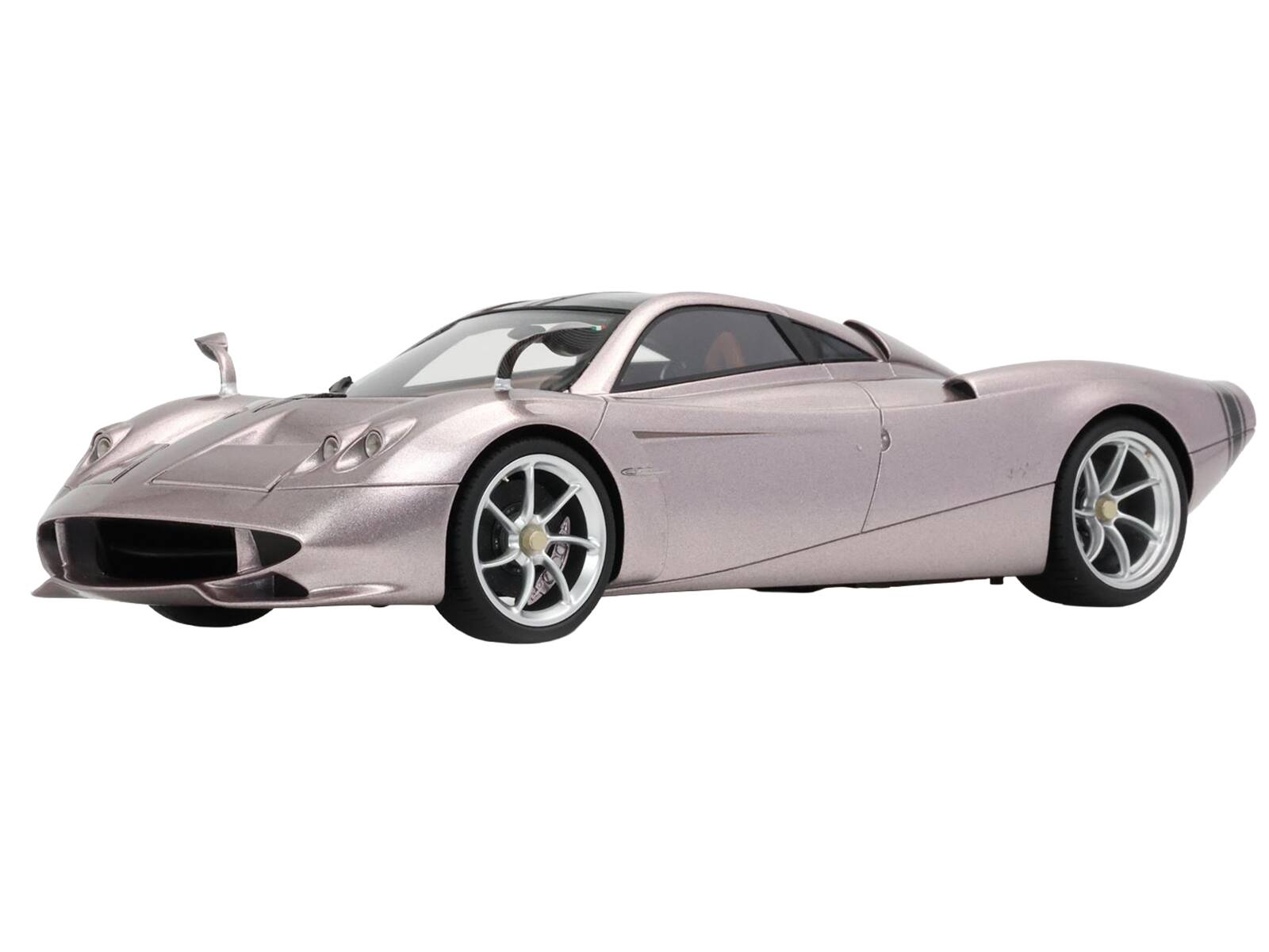 Alt View 1. BBR - Pagani Huayra Codalunga Iridescent Bronzo Aymara Bronze Metallic w/Black Top & DISPLAY CASE Ltd Ed 1/18 Model Car by BBR.