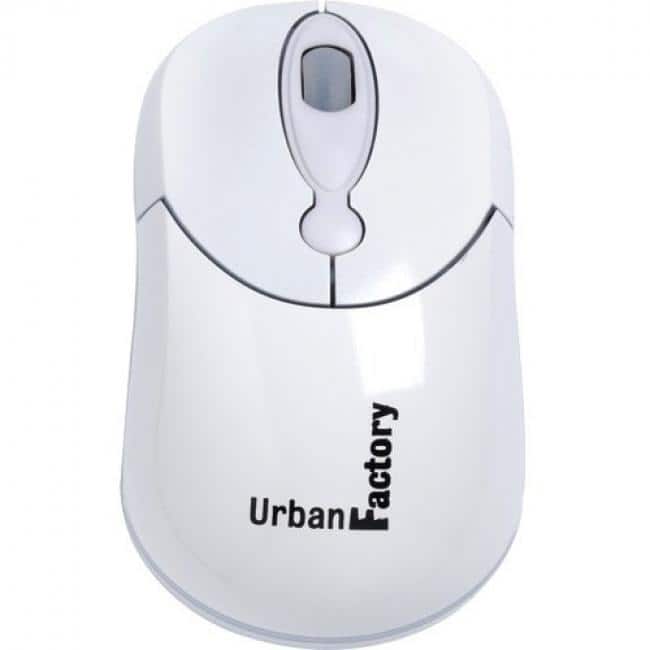 Urban Factory - Crazy Mouse - Optical - Cable - USB - 800 dpi - Scroll Wheel - 3 Button(s) - Symmetrical - Wired - White price history on PriceWatchPro