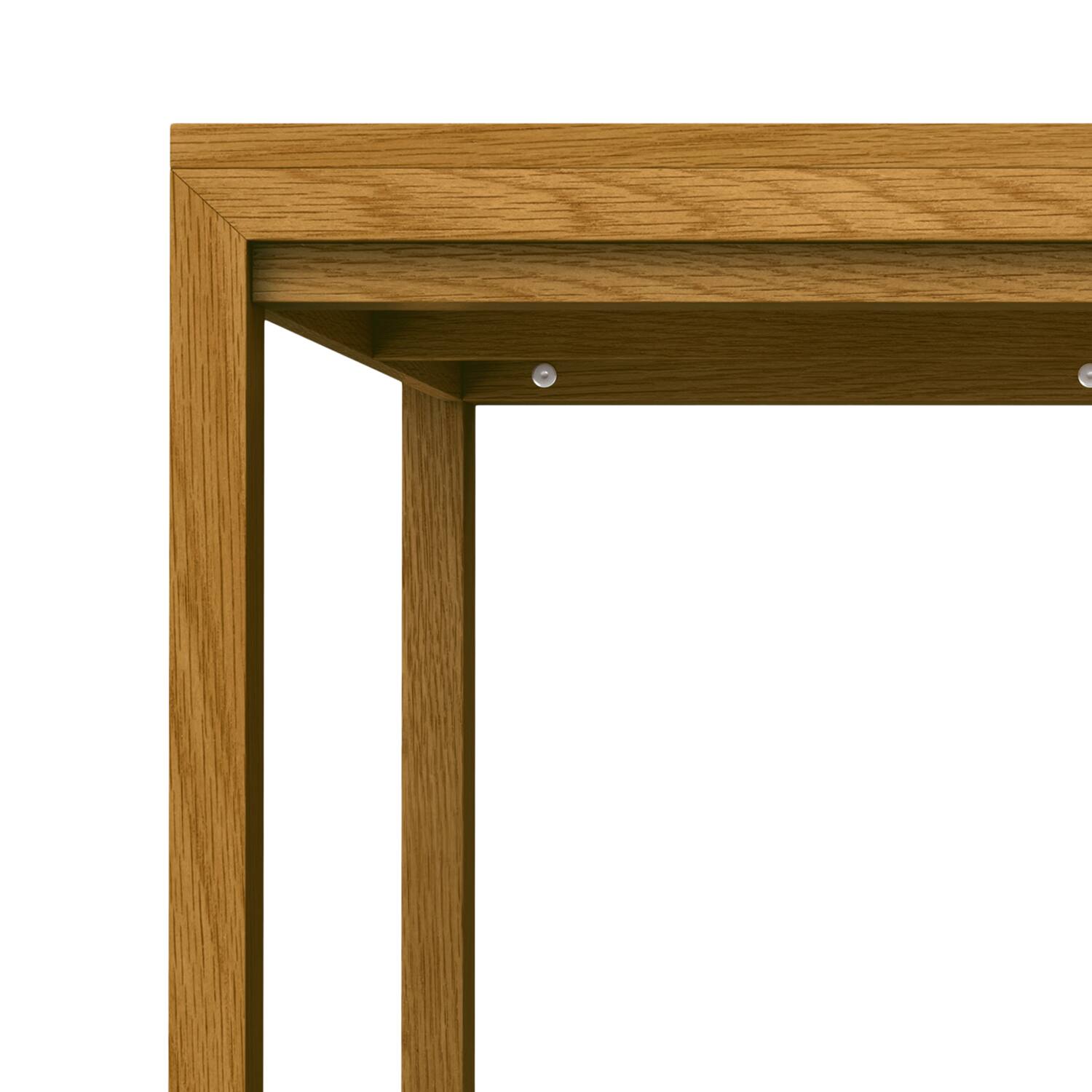 Alt View 8. Simpli Home - Wilson 54 inch x 54 inch Square Transitional Dining Table in Oak Veneer - Oak Veneer.