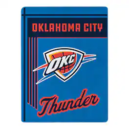 Sweet Home Collection - NBA Oklahoma City Thunder 46" x 60" Raschel Throw Blanket - Blue