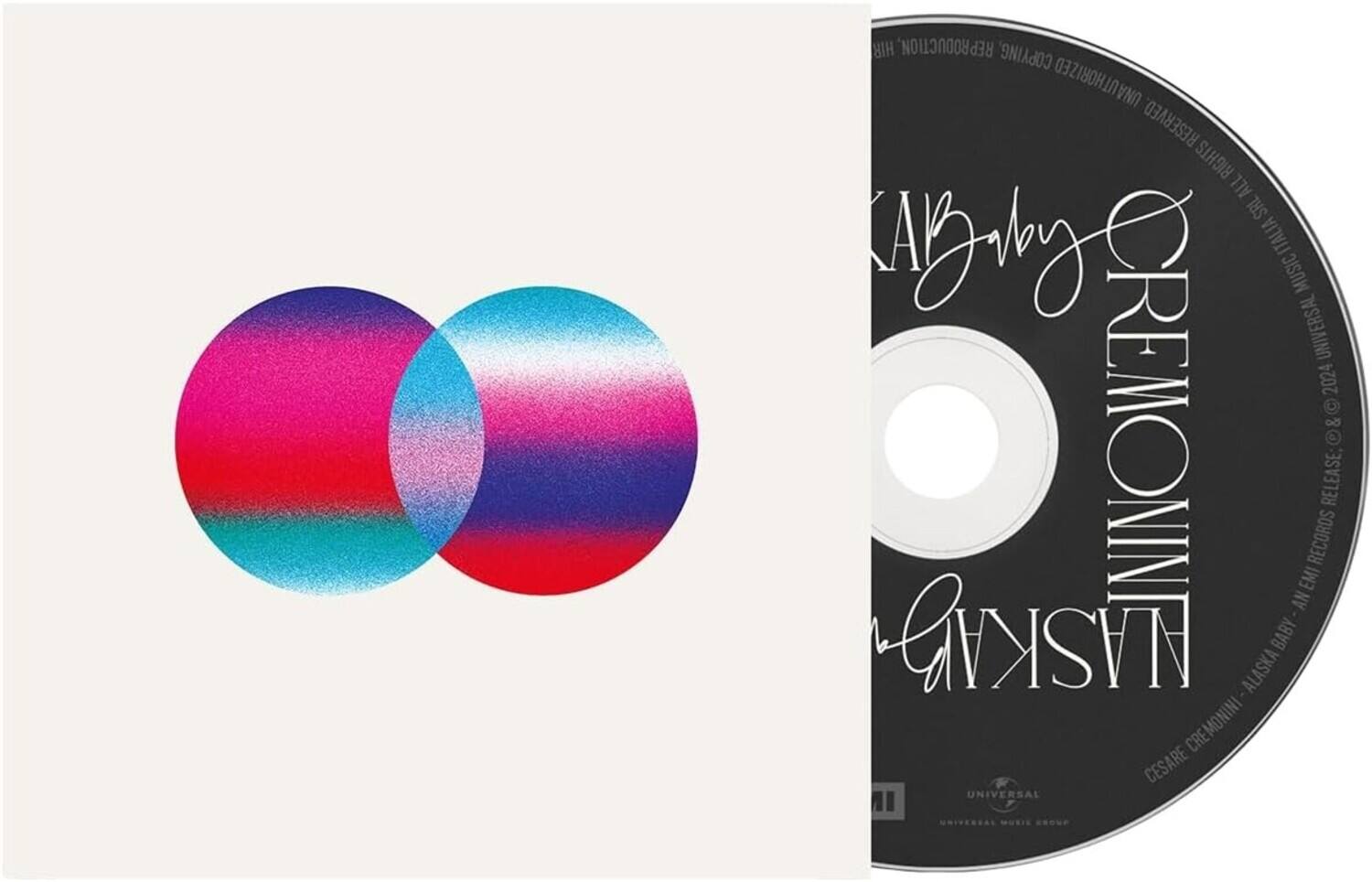 All rights reserved. Unauthorized reproduction, copying prohibited. SRL Abiny Music Italia, Italia Music, Universal 2024. Cremonini, An EMI Records release: 680 CNSIN Baby Alaska Cremonini, Cesare. Universal II.