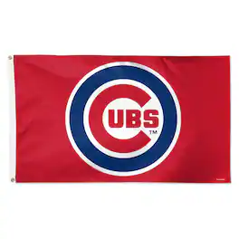 WinCraft - Chicago Cubs 3' x 5' Single-Sided Deluxe Primary Team Flag - Multicolor