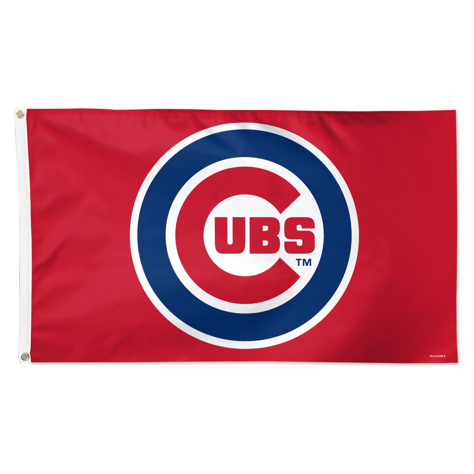 Front. WinCraft - Chicago Cubs 3' x 5' Single-Sided Deluxe Primary Team Flag - Multicolor.