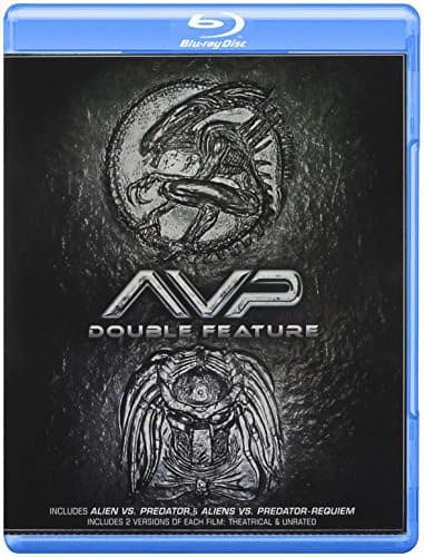 Front. AVP Double Feature: Alien vs. Predator / Aliens vs. Predator: Requiem - BLU-RAY.