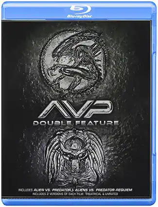 Front. AVP Double Feature: Alien vs. Predator / Aliens vs. Predator: Requiem - BLU-RAY.