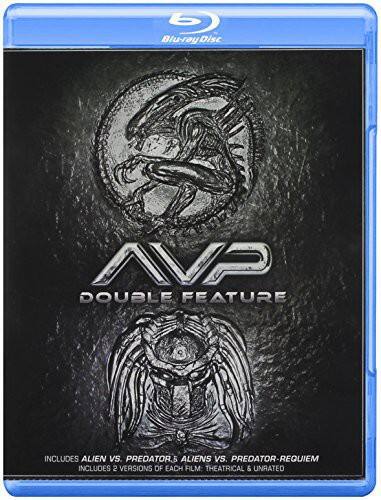 Front. AVP Double Feature: Alien vs. Predator / Aliens vs. Predator: Requiem   - BLU-RAY.