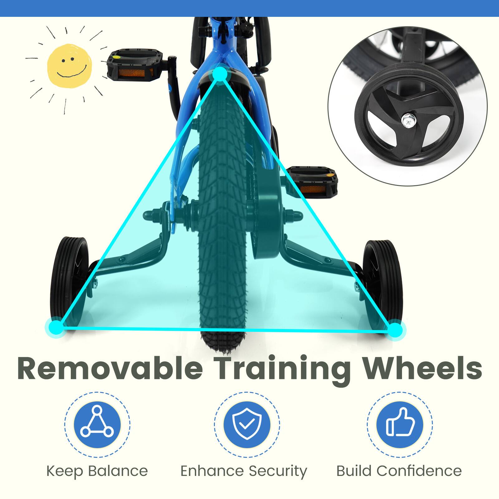 Removable Training Wheels

- Keep Balance
- Enhance Security
- Build Confidence