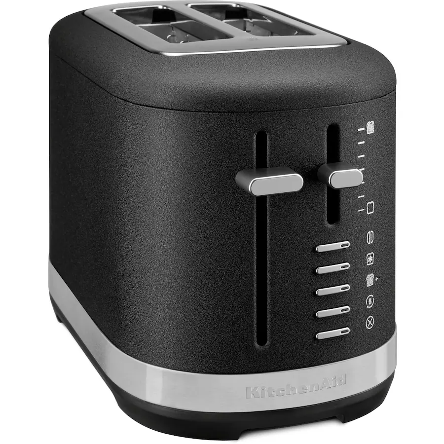 Programmable Toaster KitchenAid 2 Slice Programmable Toaster, 120V, Cast Iron Black ...