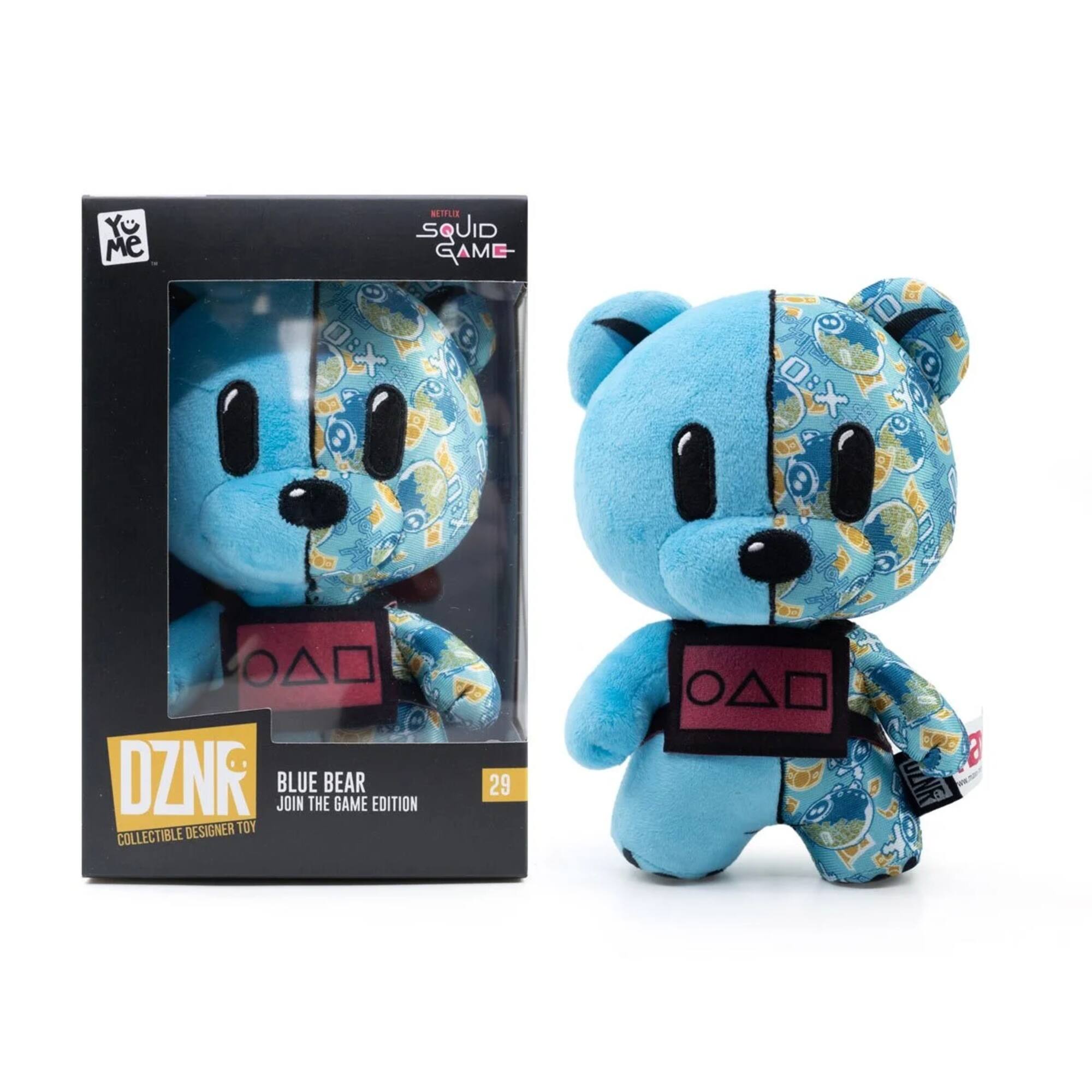 Yu Me  
NETFLIX SQUID GAME  
DZNR BLUE BEAR JOIN THE GAME EDITION DESIGNER TOY COLLECTIBLE  
29