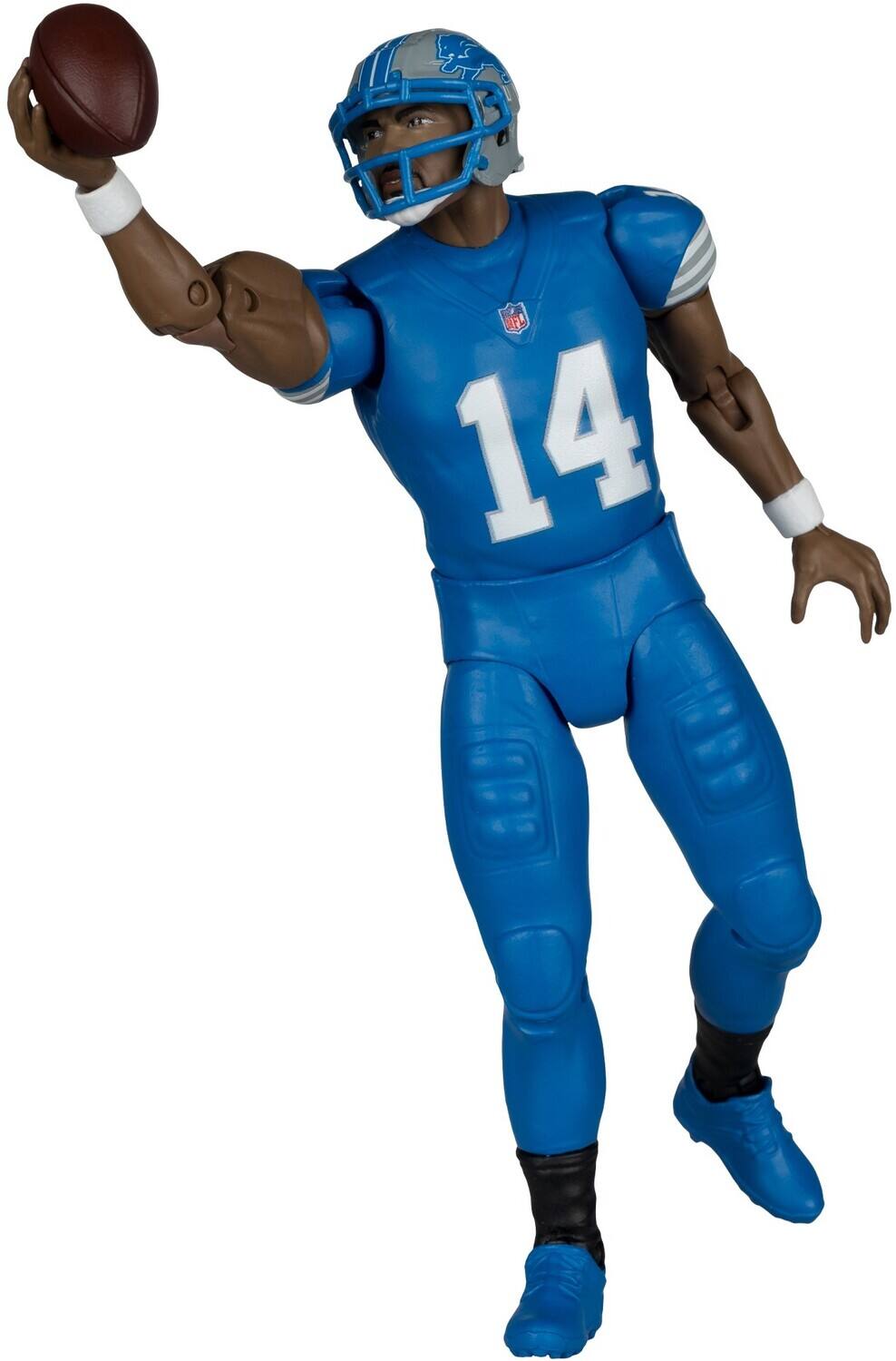 Alt View 1. McFarlane Toys - McFarlane SportsPicks - NFL - Amon-Ra St. Brown (Detroit Lions) 6" Action Figure   - COLLECTIBLES - Multicolor.