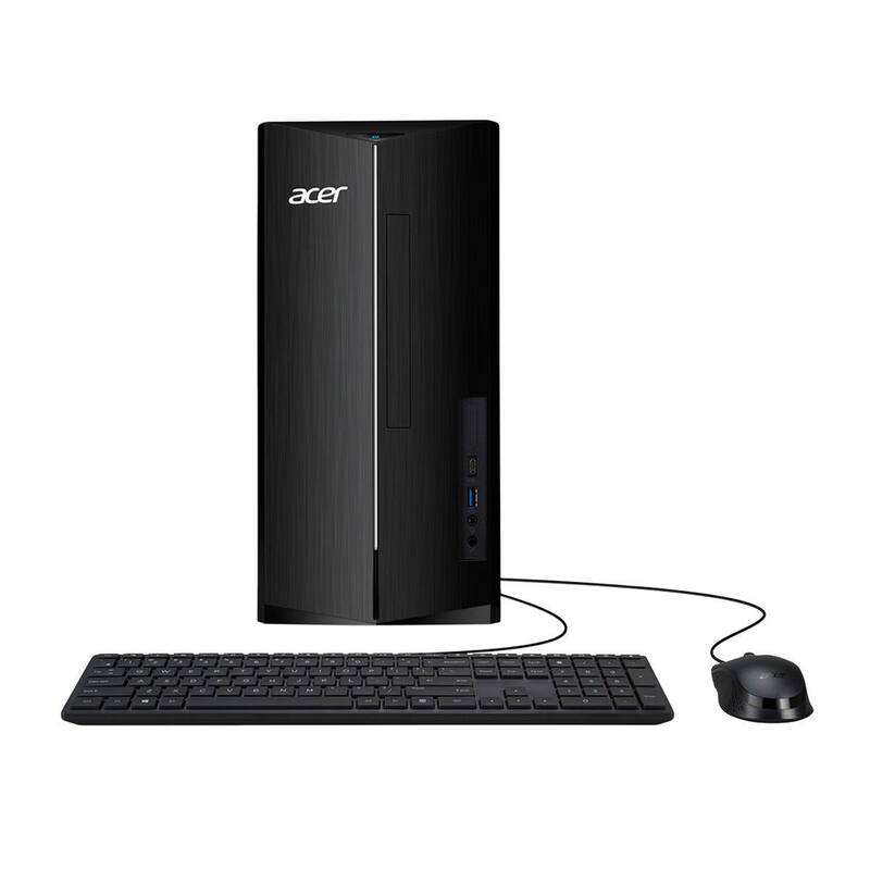 Alt View 2. Acer - Acer Aspire Desktop,Intel Core i5-14400,32GB RAM,1TB SSD+1TB Dock Set,Intel 730 UHD Graphics,Wi-Fi 6E,Win 11 Pro,Black - Black.