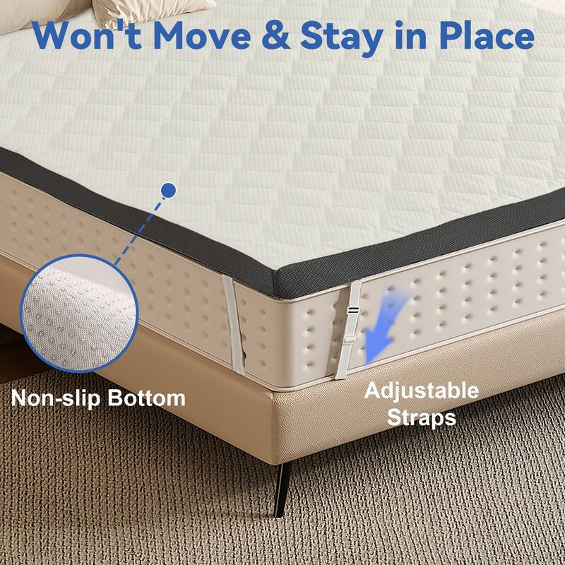 Won't Move & Stay in Place

Non-slip Bottom

Adjustable Straps